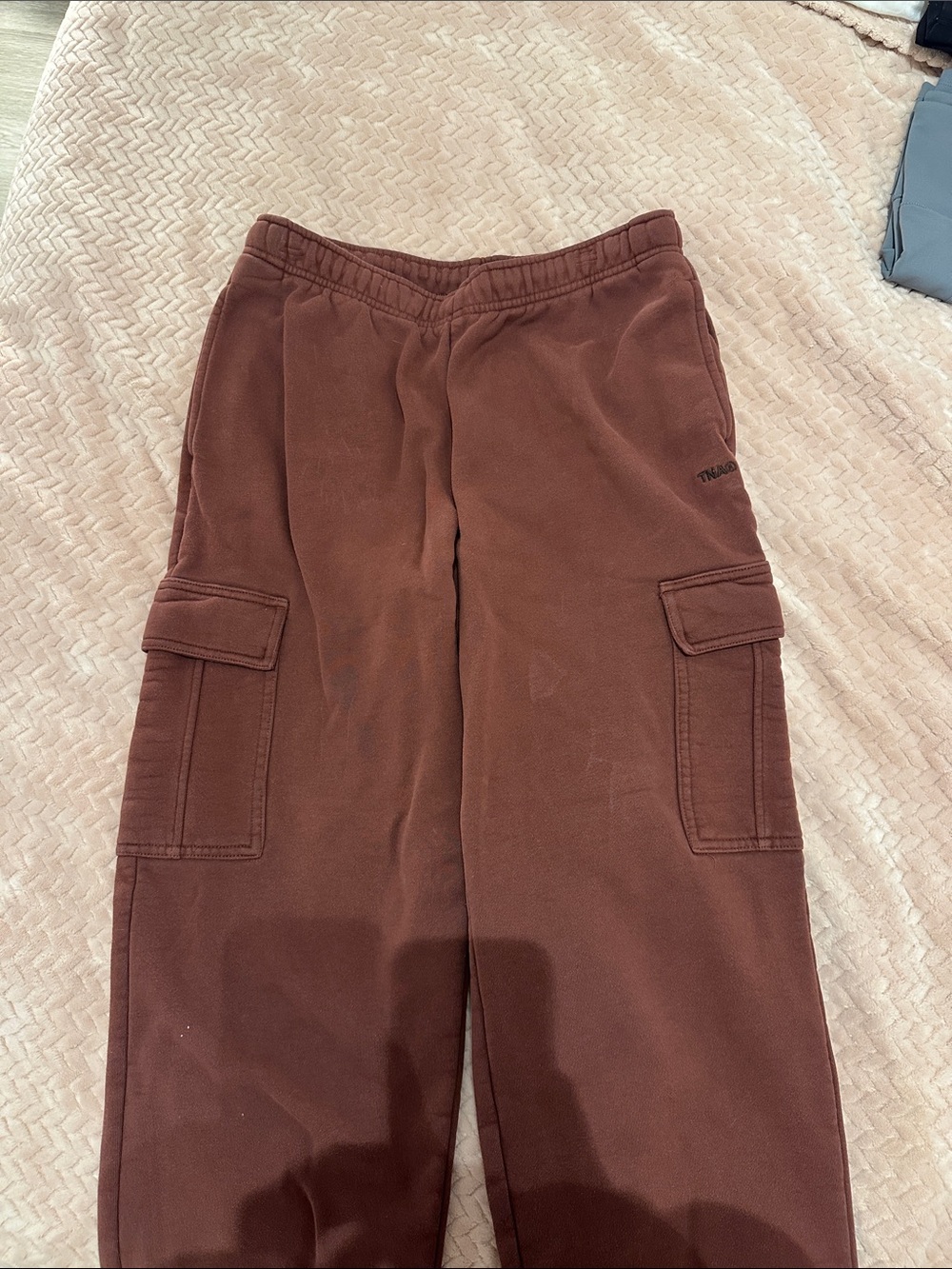 TNA Burgundi Cargo Sweatpants - woman
